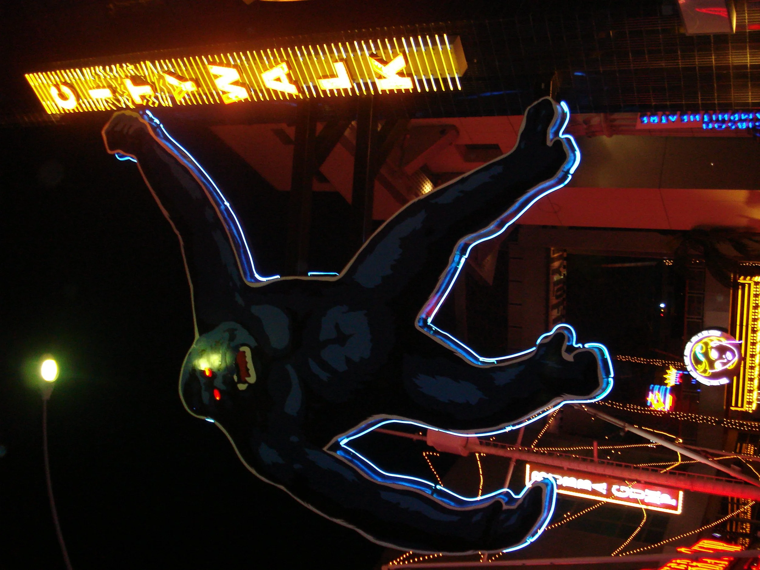 Neon sign at the Universal CityWalk 