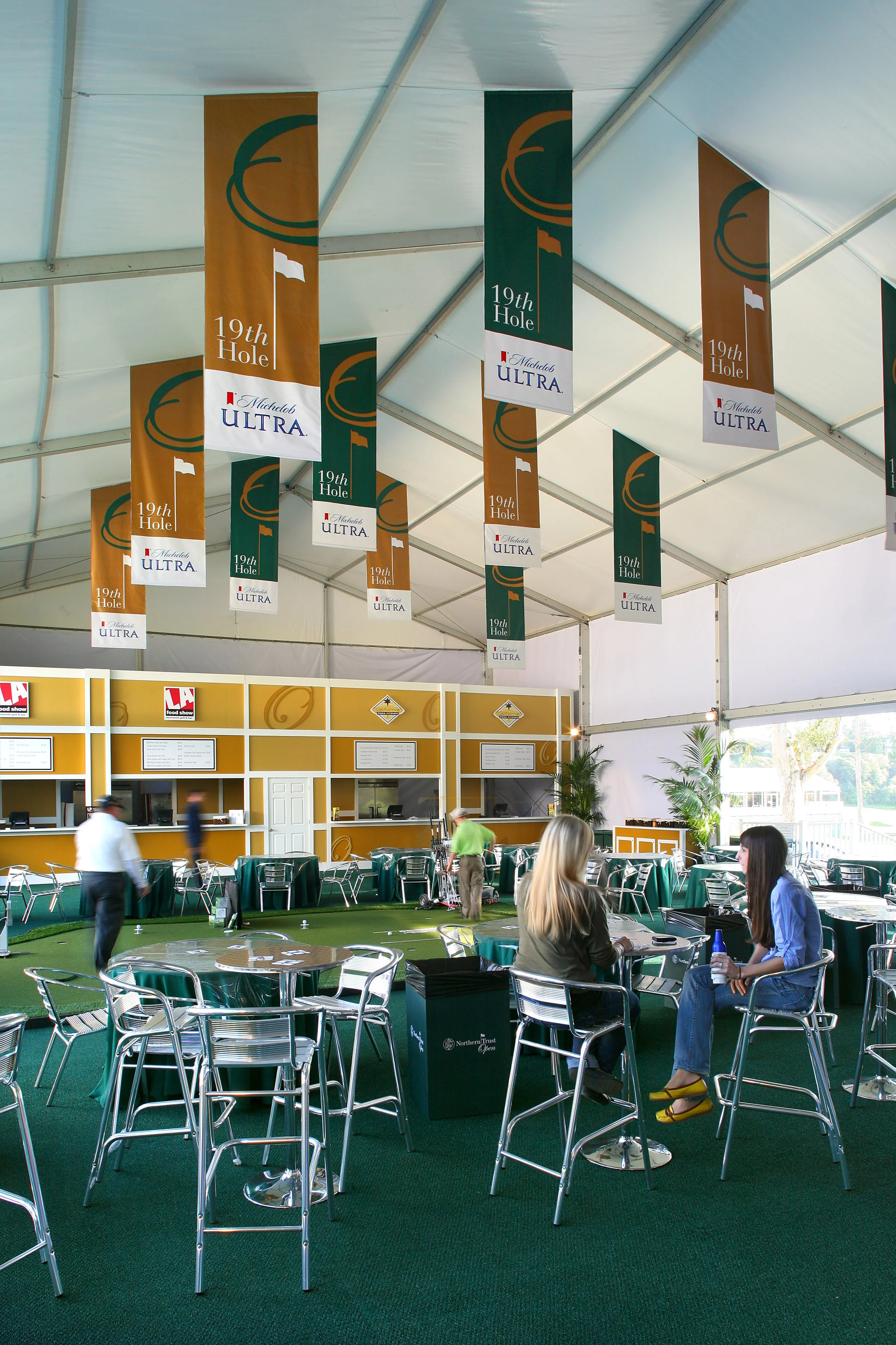 Interior view of the PGA Northern Trust Open