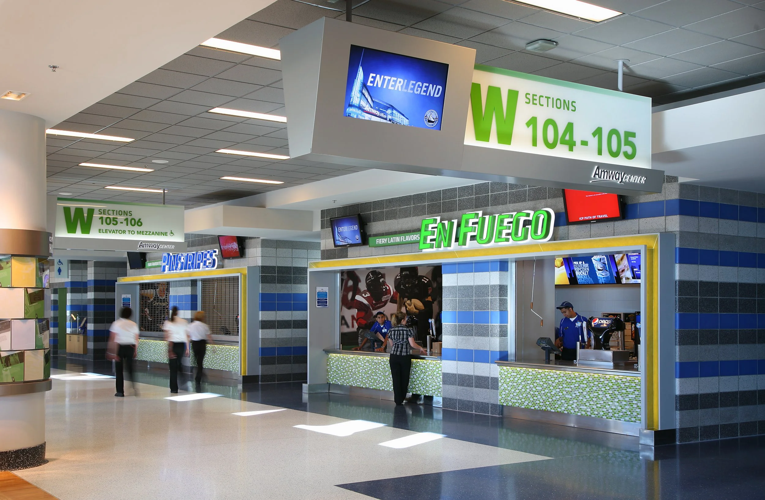 Interior of Amway Center