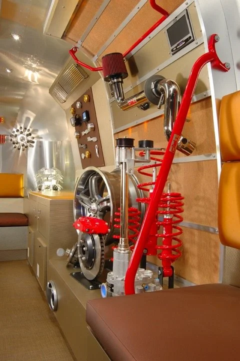 	
Interior of the the Scion Mobile Lounges