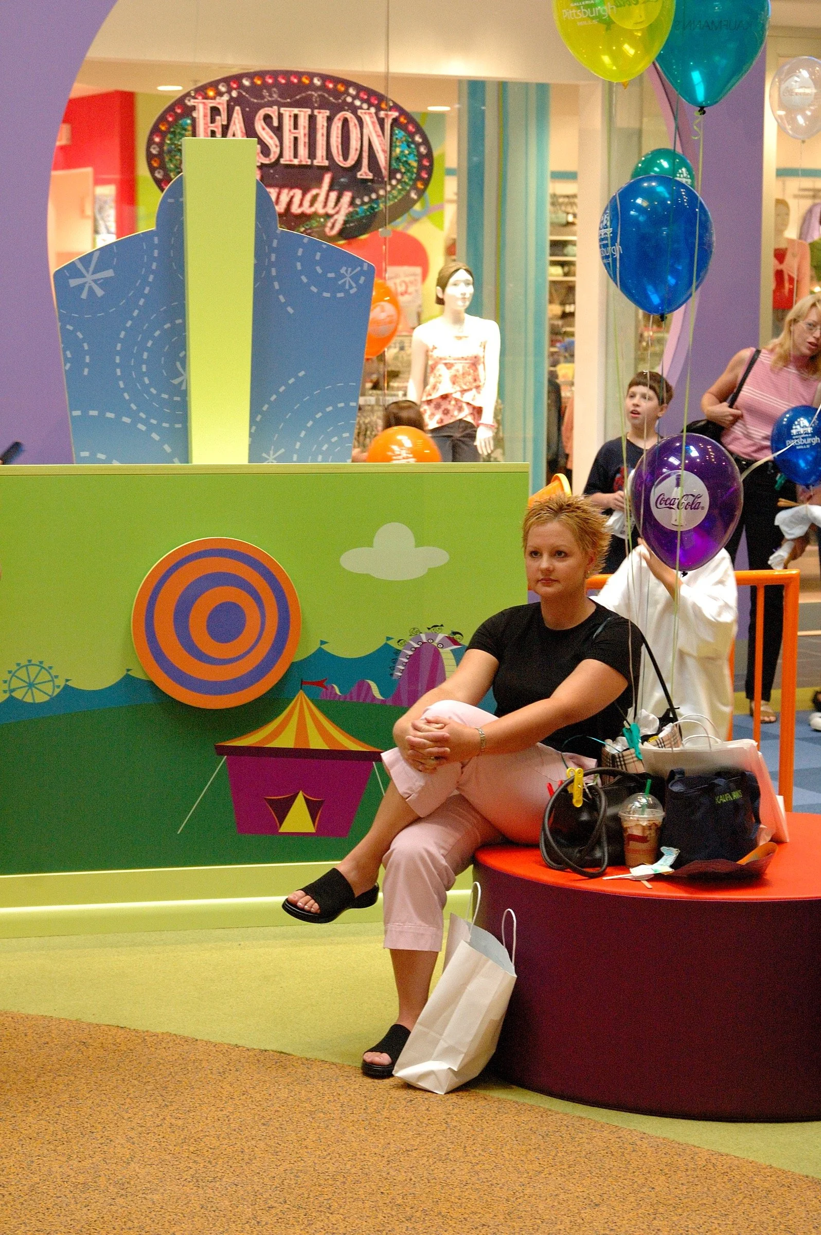 Children playing at PBS Kids Backyard play zone