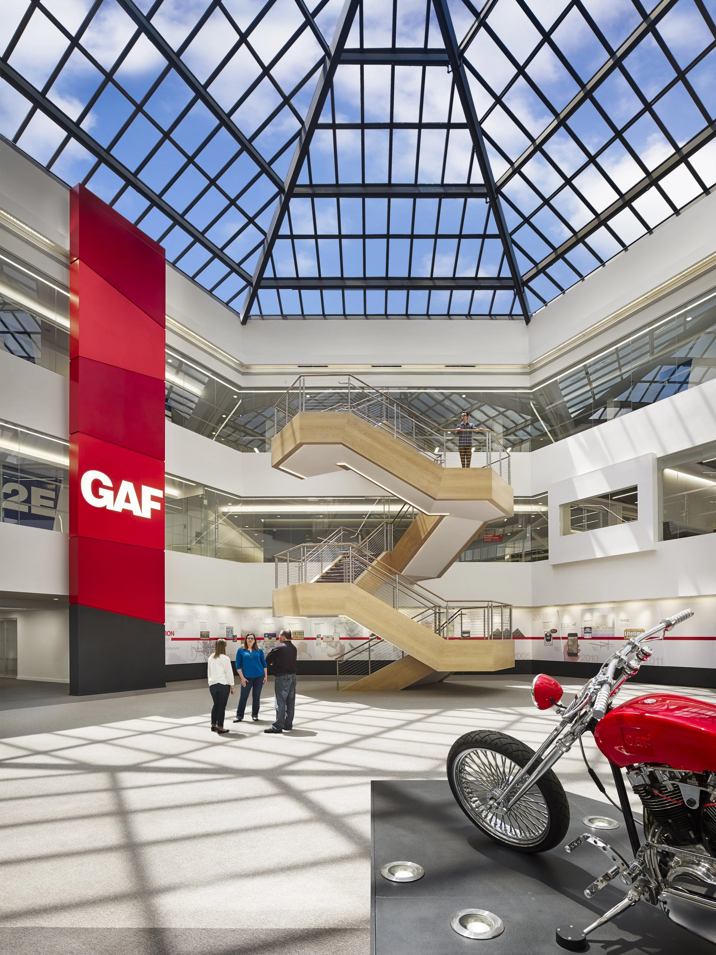 Interior view of GAF World Headquarters 