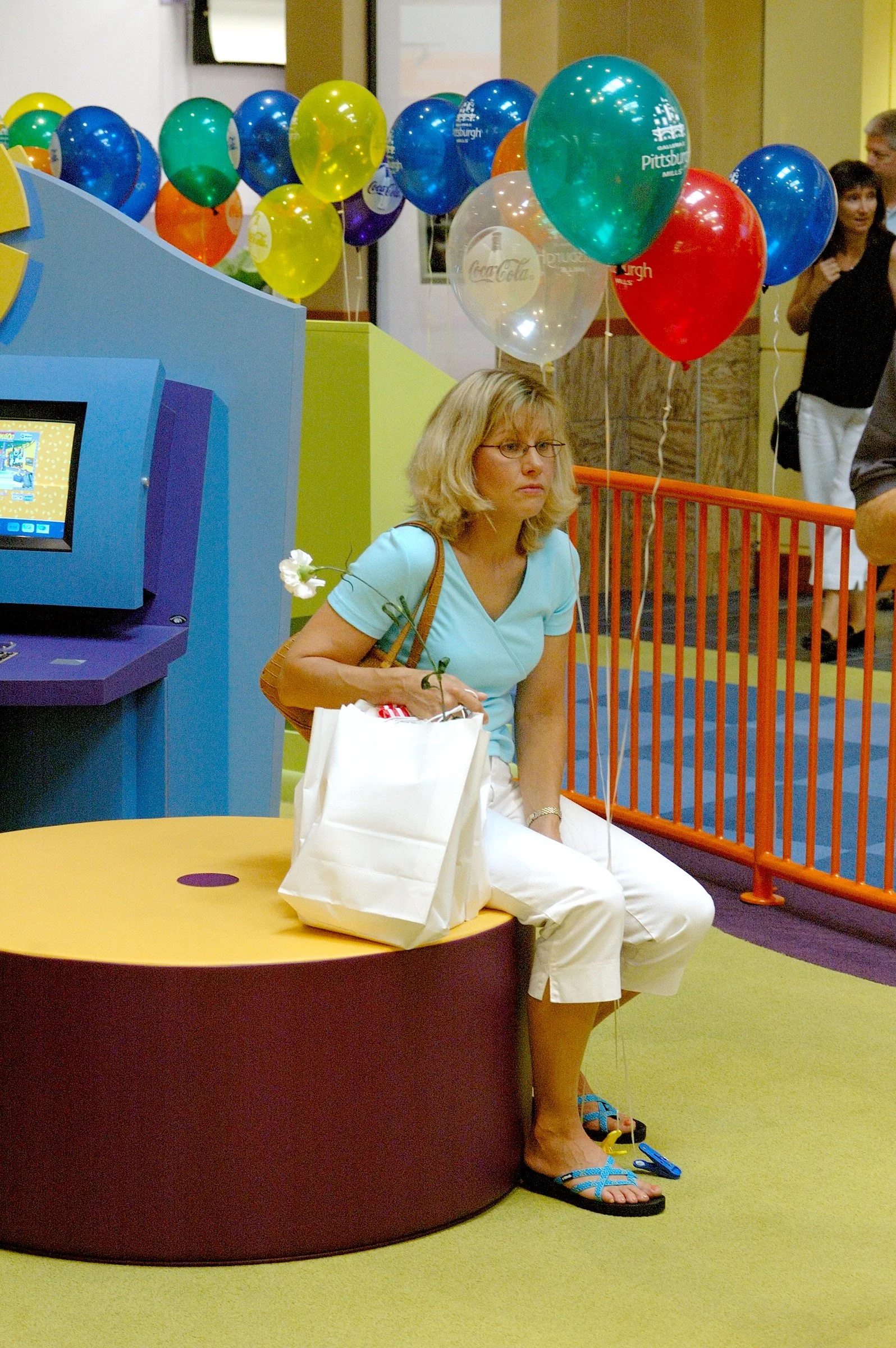Children playing at PBS Kids Backyard play zone