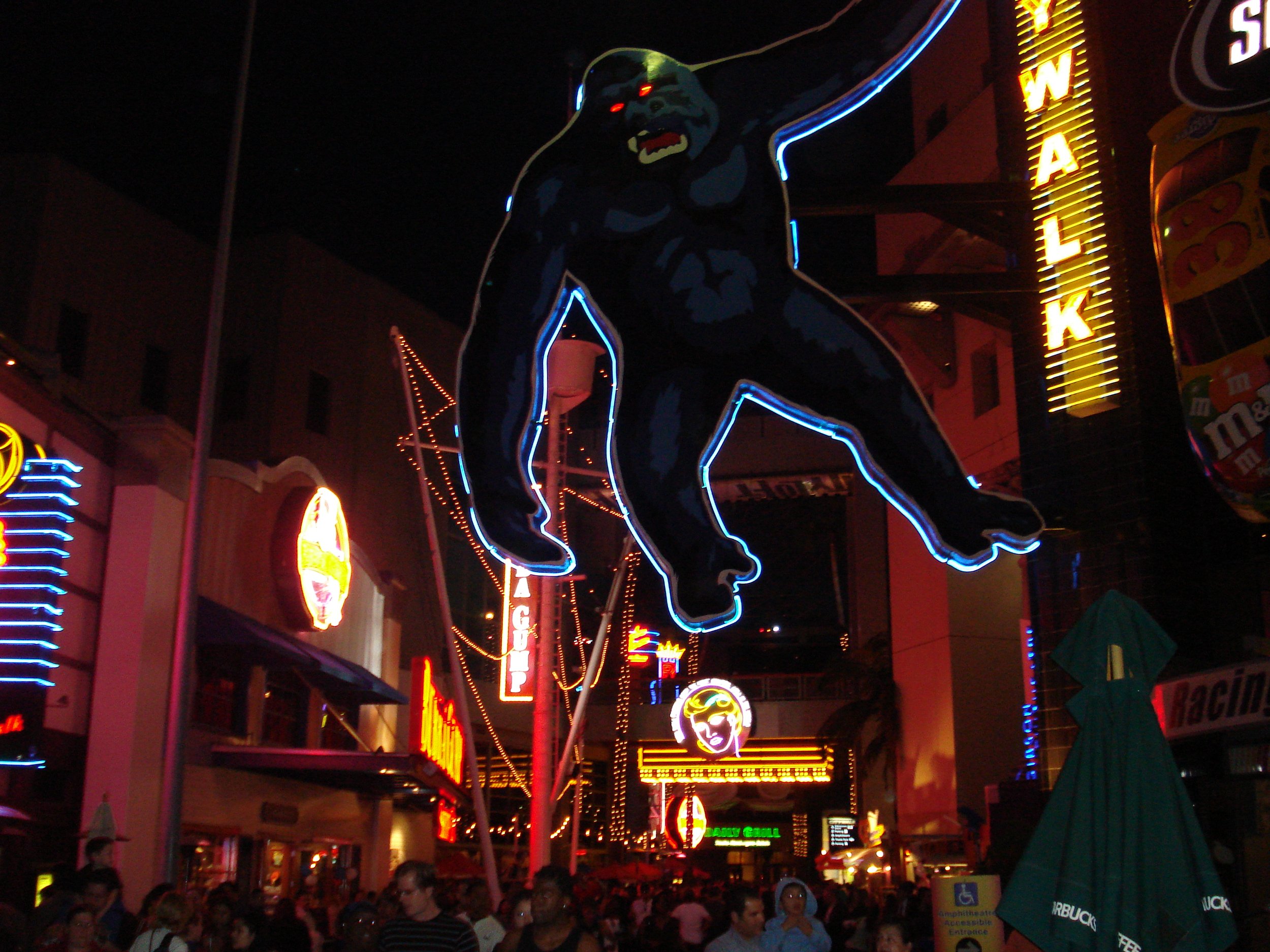 Neon sign at the Universal CityWalk 