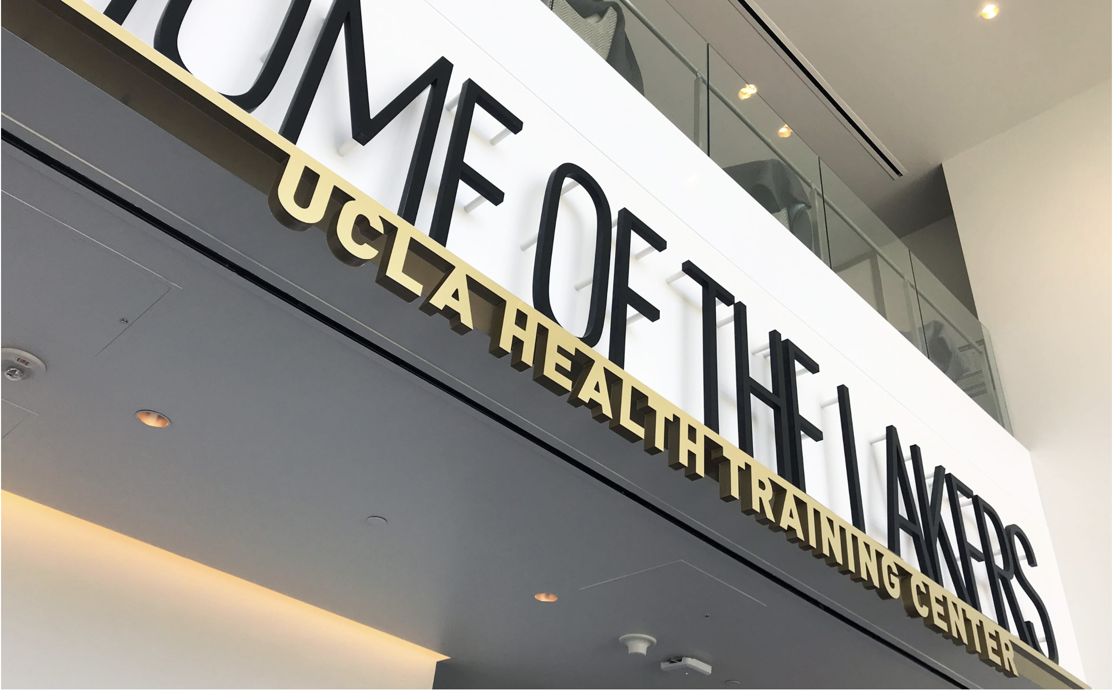 Signage for the The UCLA Health Trama Center