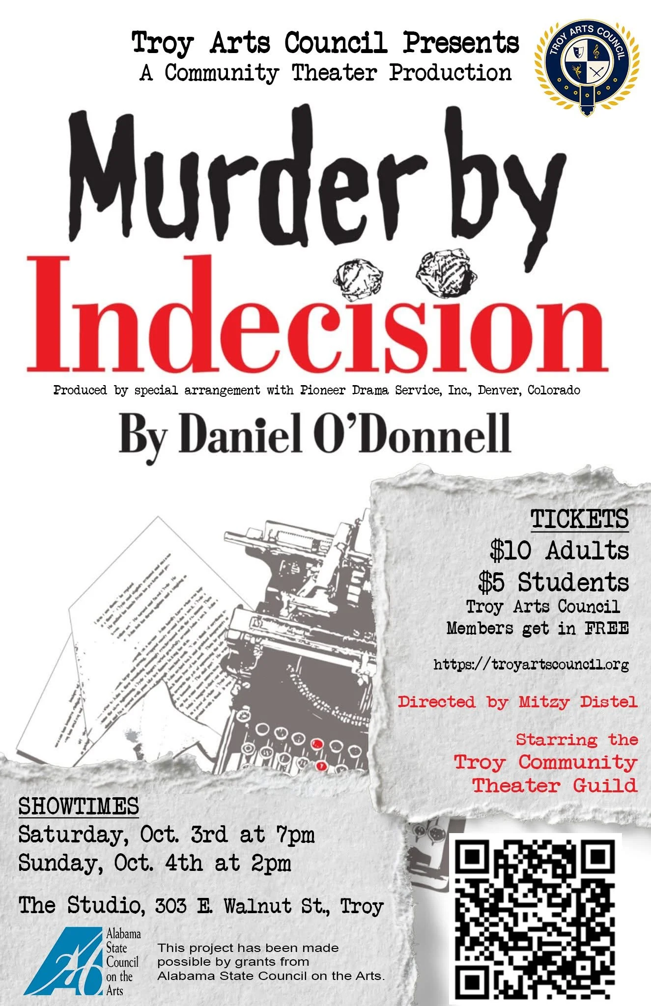 Community Theater: Murder by Indecision