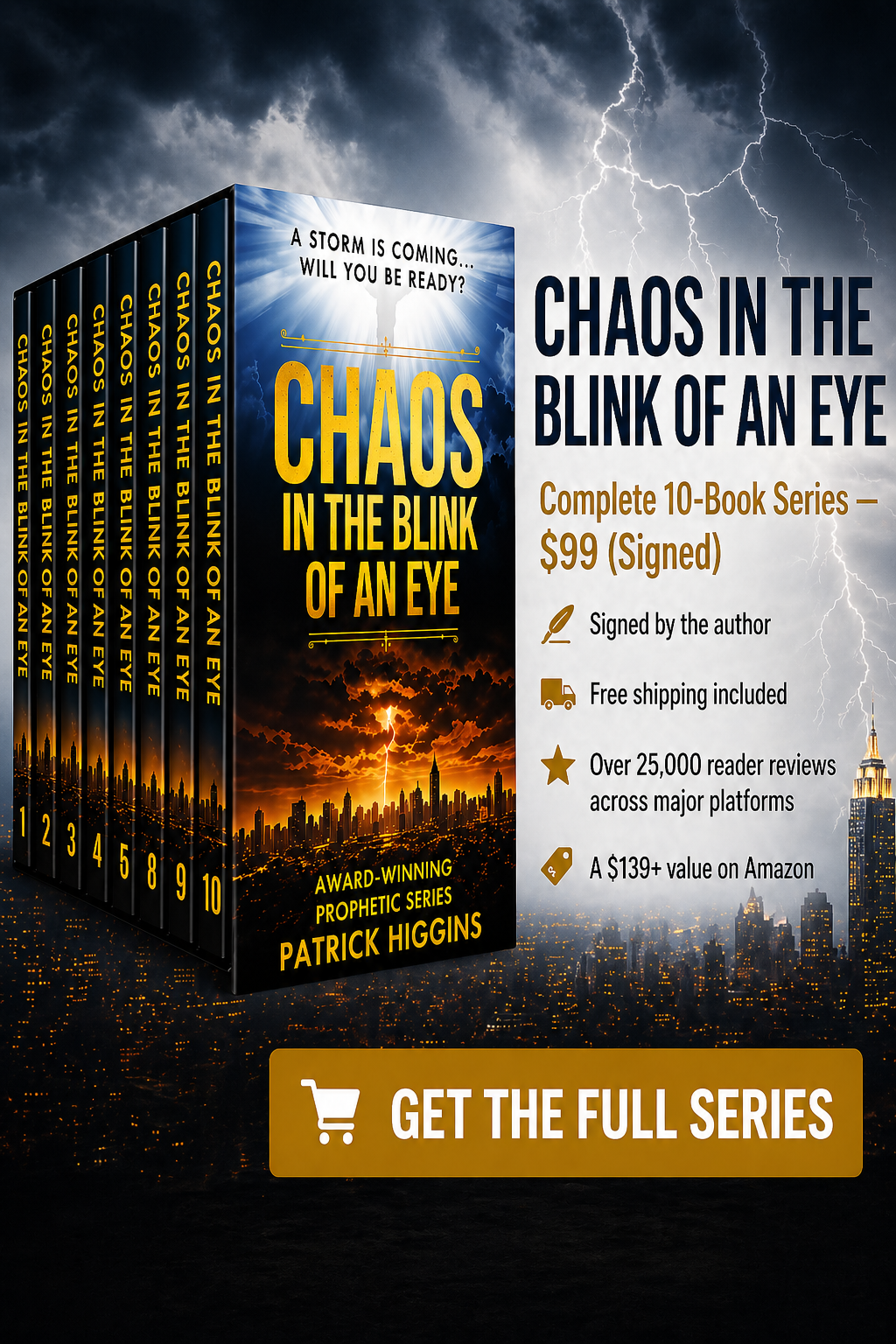 Chaos in the Blink of an Eye - 10 Book Complete Series