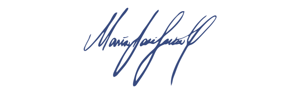 Close-up of a handwritten signature in dark blue ink on a white background.