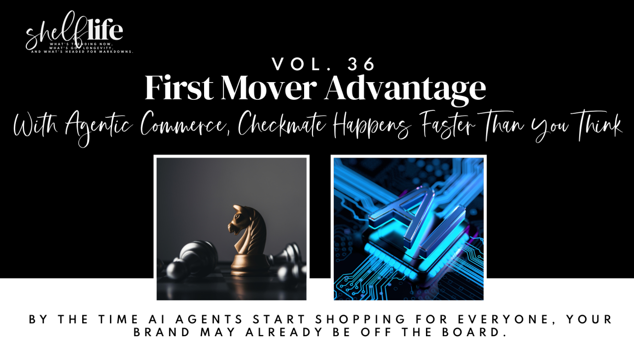 Shelf Life | Vol. 36 – First Mover Advantage: With Agentic Commerce, Checkmate Happens Faster Than You Think
