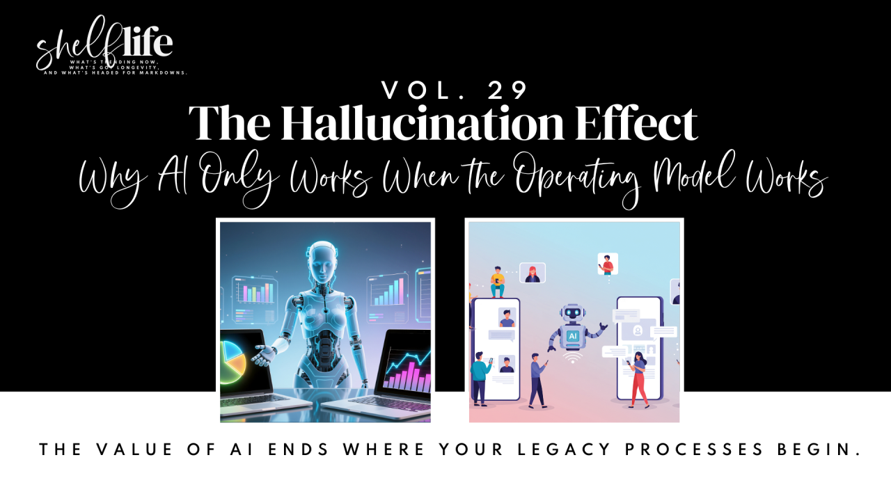 Shelf Life | Vol. 29 — "The Hallucination Effect": Why AI Only Works When the Operating Model Works