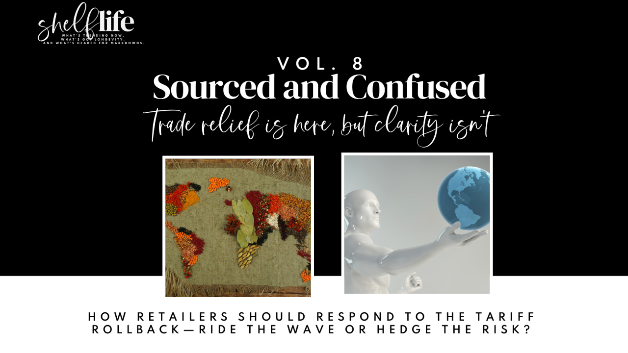 Shelf Life | Vol. 8: Sourced and Confused - Trade relief is here, but clarity isn’t.