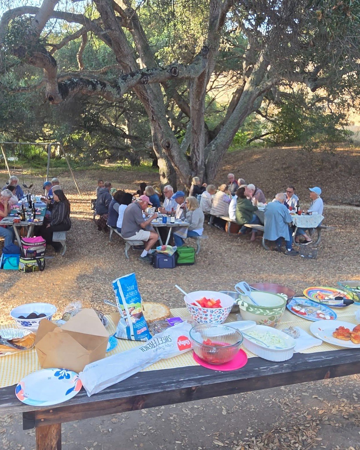 A fun time was had by all at last night's Community BBQ.  We host these events every Wednesday, June through August, from 6 PM to 7:30 PM.  Please bring meat or veggies to grill, a dish to share, and your own utensils and drinks.  We hope to see you 