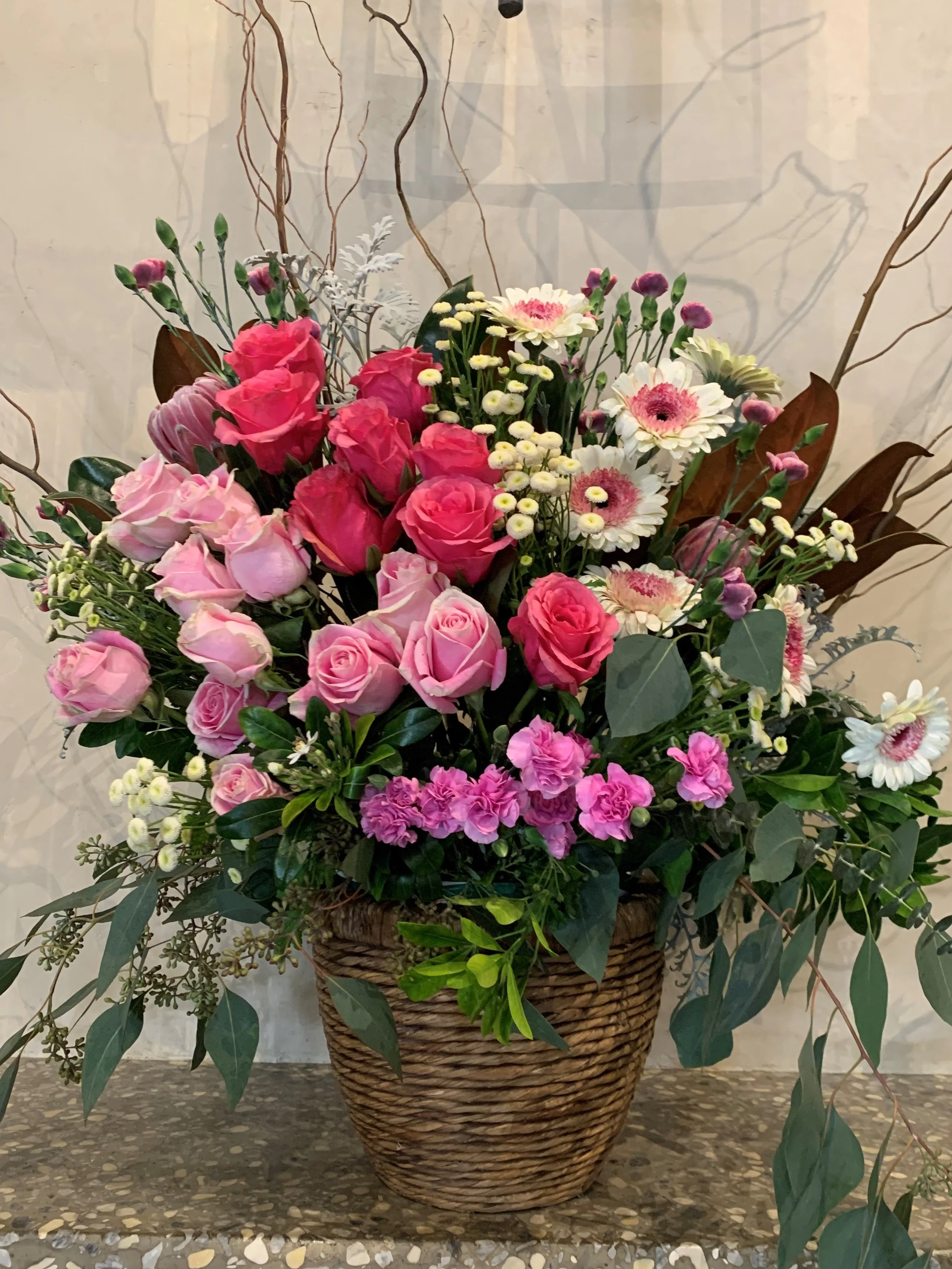 Beautiful Altar Flower Arrangement by Good Shepherd's Flower Guild, Salinas