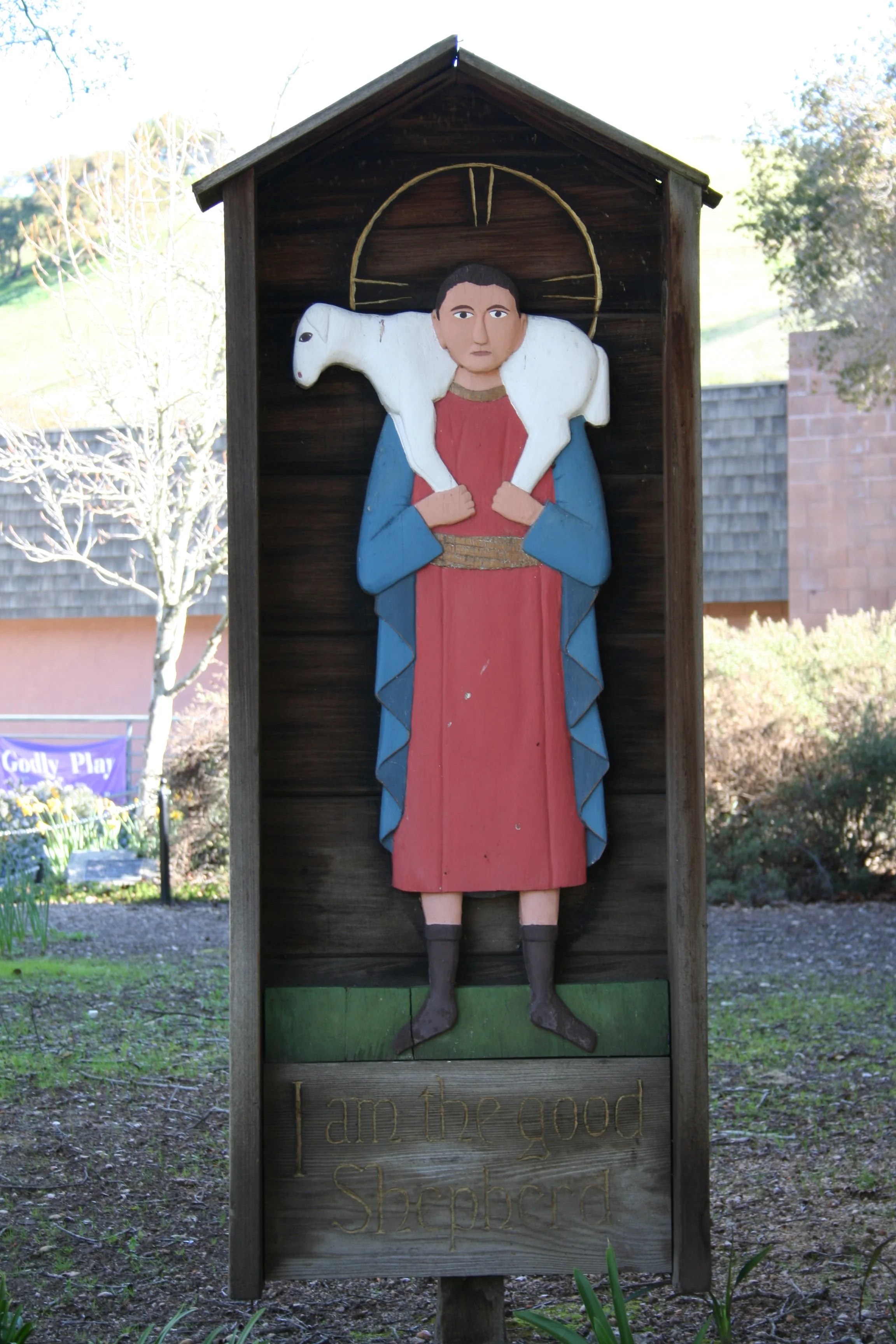 The Good Shepherd Sign, Church in Corral
