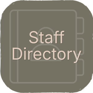 A folder icon labeled 'Staff Directory' on a dark background.