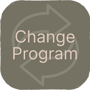 An icon with two arrows forming a circle, and the words 'Change Program' in the center.