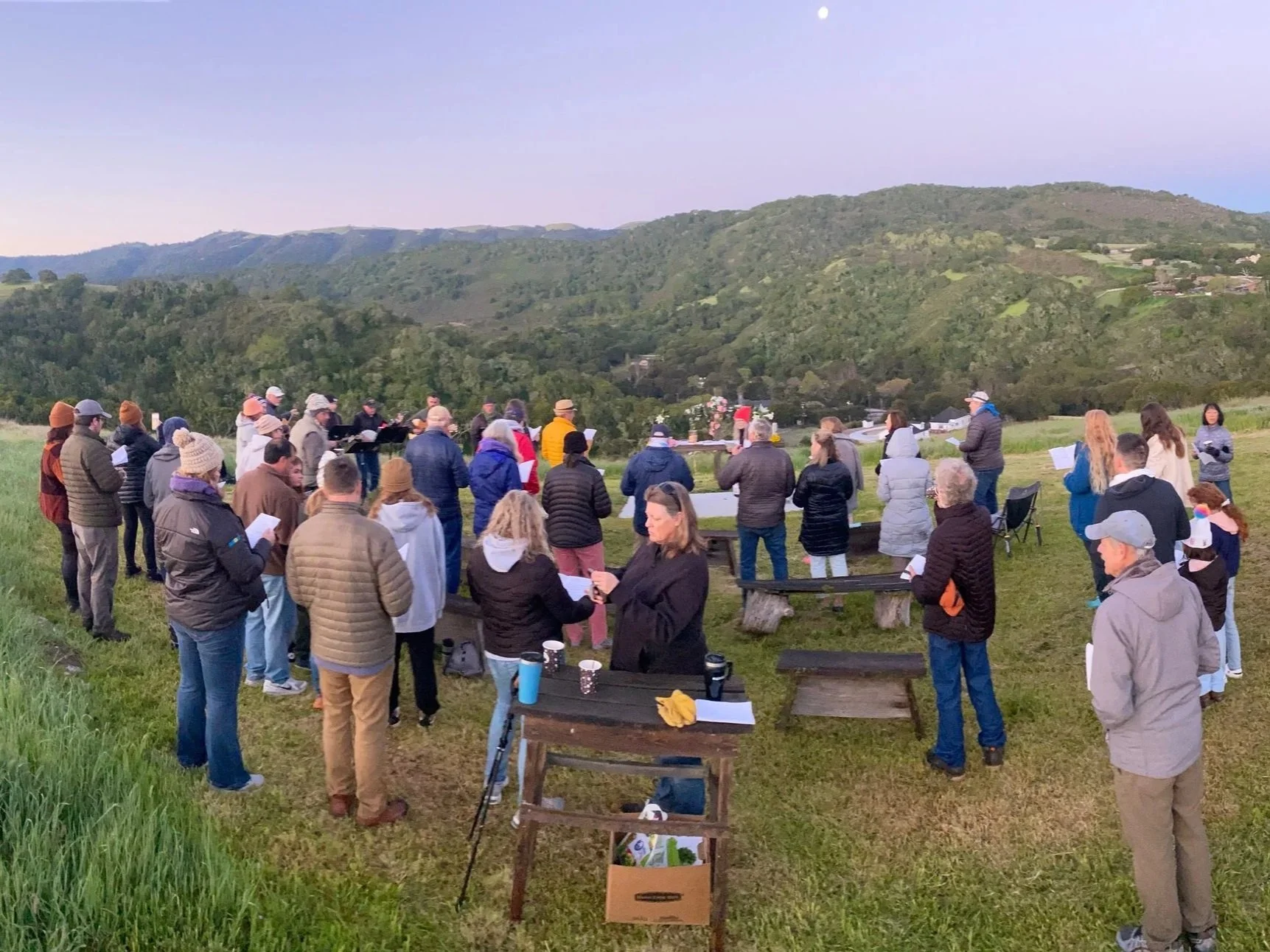 Congregation at Eve's Peak, Good Shepherd, Salinas