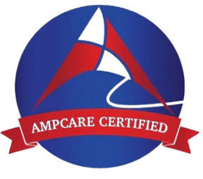 Ampcare logo, certified Ampcare pediatric provider in Athens, GA