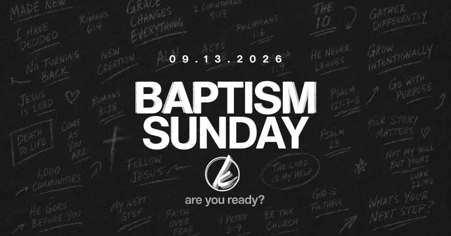 Baptism Sunday