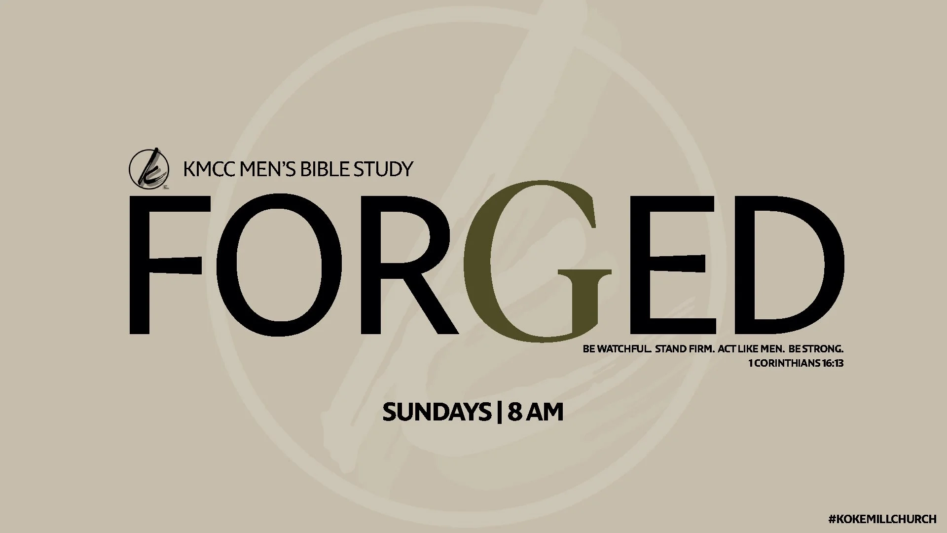 Forged | Men's Bible Study