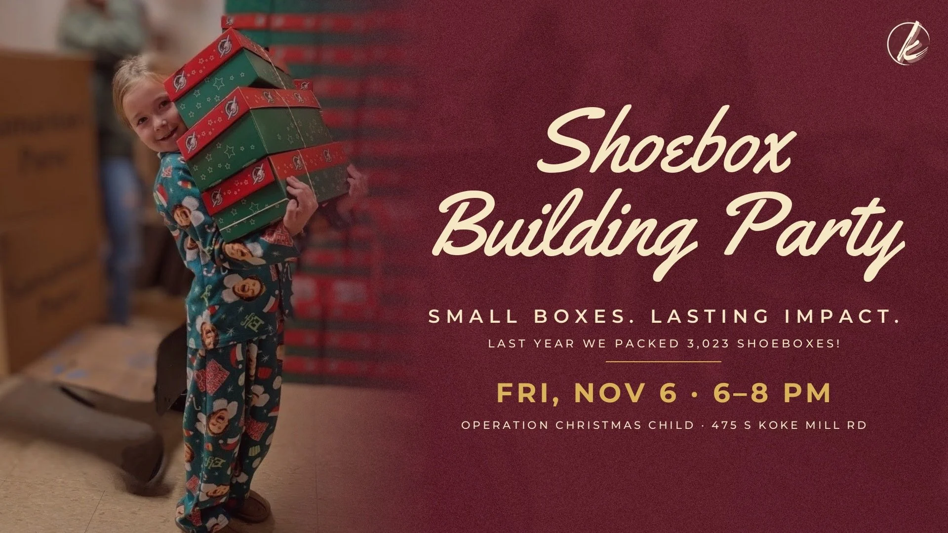 OCC Shoebox Building Party