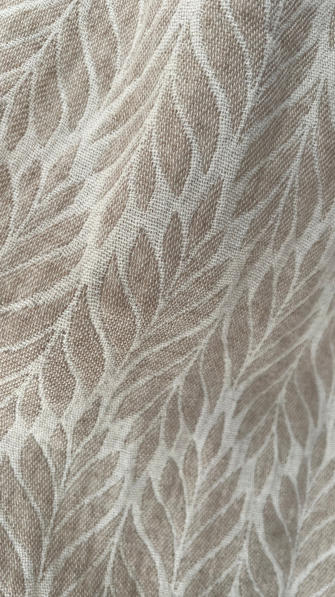 Didymos Trias Pure woven wrap available to try during Carry MI Baby in-home babywearing consultations in Metro Detroit