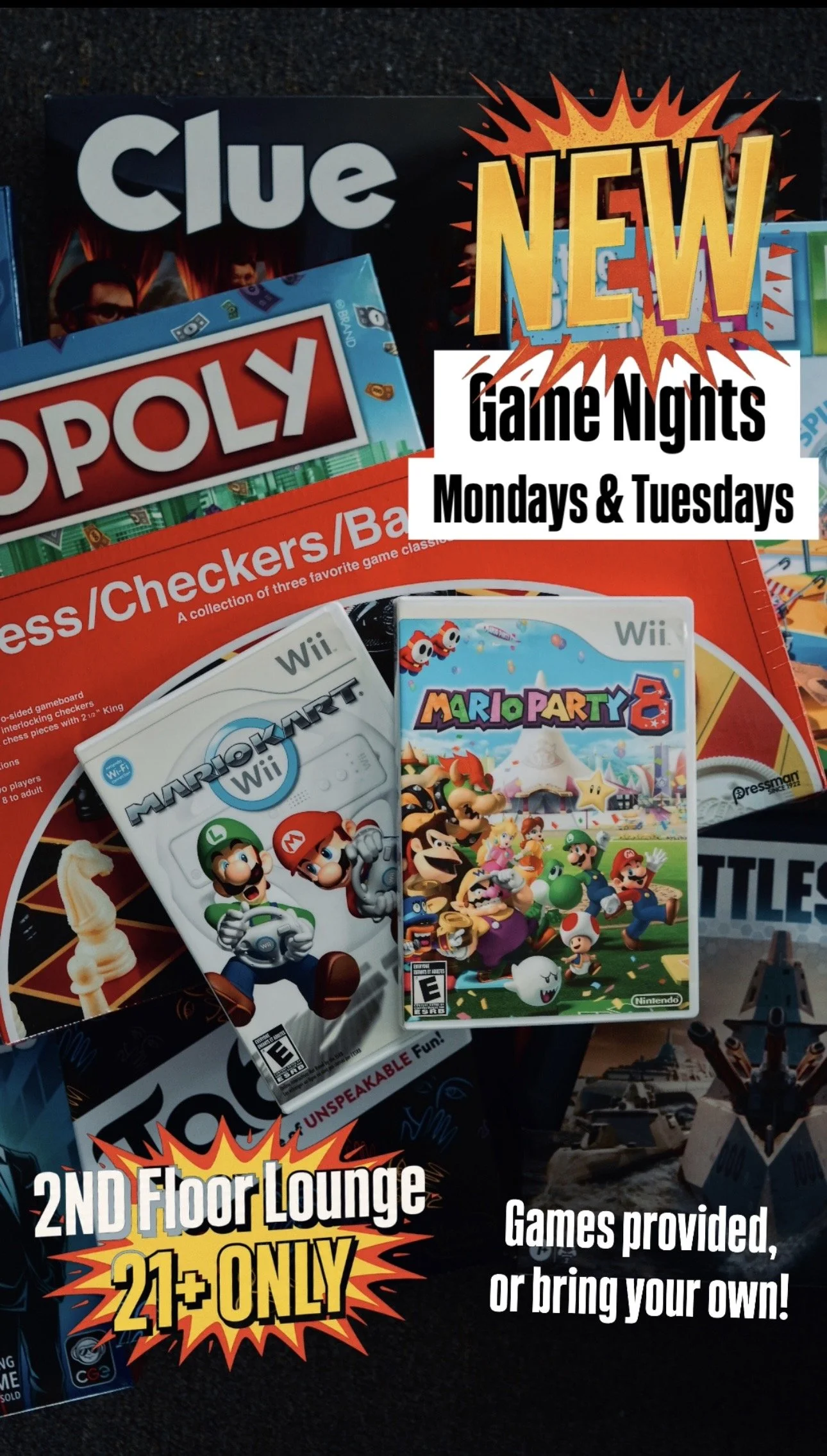 Board Games Night (21+ ONLY)