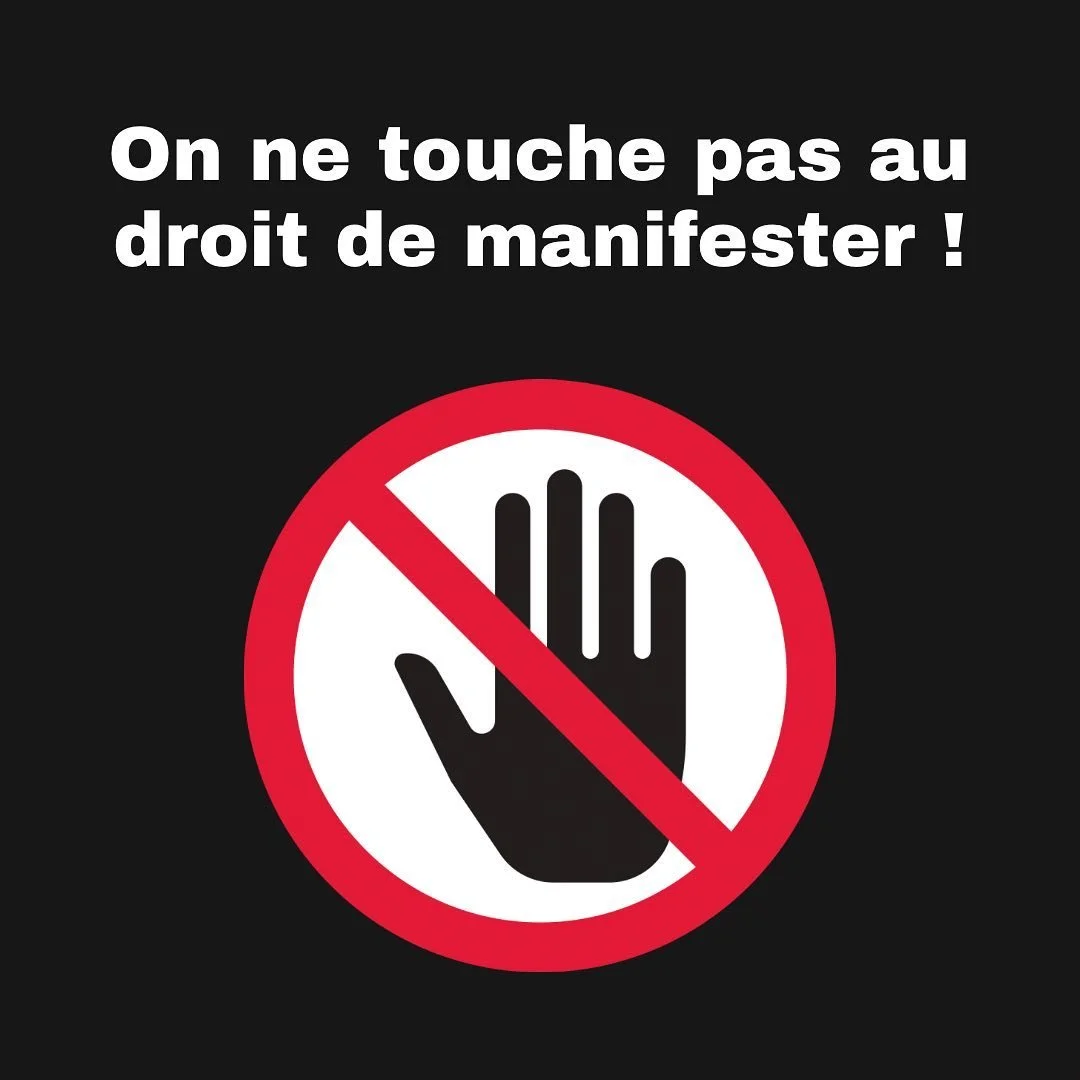 Marchand attaque le droit de manifester