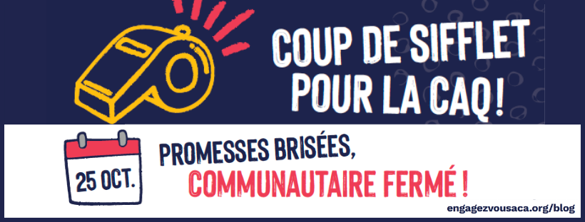 Promesses brisées, communautaire fermé