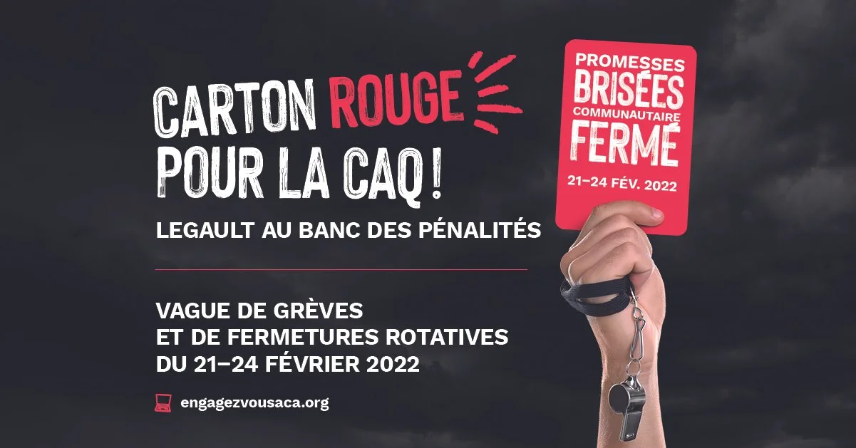 Les groupes communautaires veulent se faire entendre: Promesses brisées, communautaire fermé