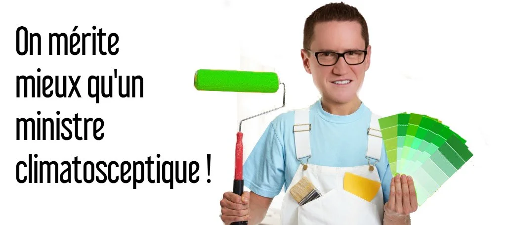 Des militant-e-s réclament la démission du ministre de l’environnement Benoit Charrette