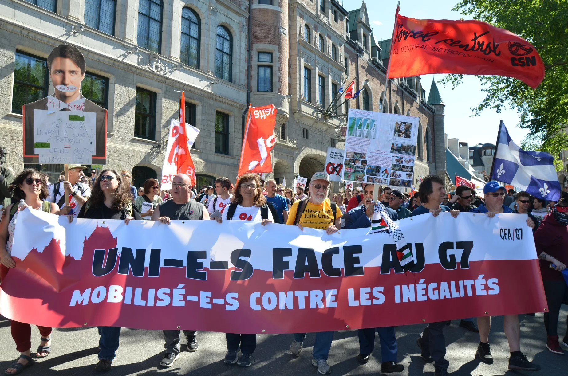 Communiqué: La CFA/G7 se mobilise contre les inégalités