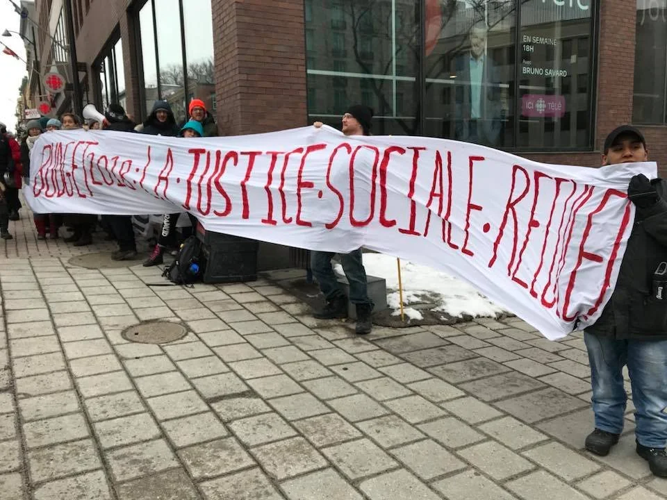 Communiqué: Des citoyennes et des citoyens réclament un budget axé sur la justice sociale