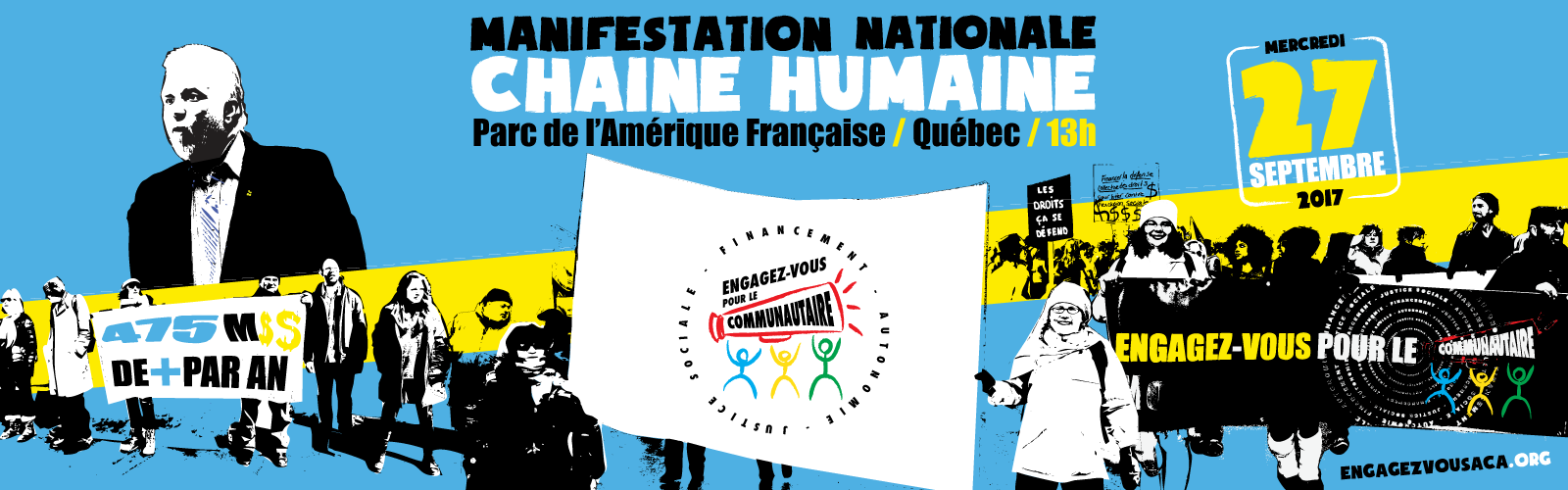 Communiqué: Organismes communautaires autonomes : plus de 3000 personnes manifesteront à Québec
