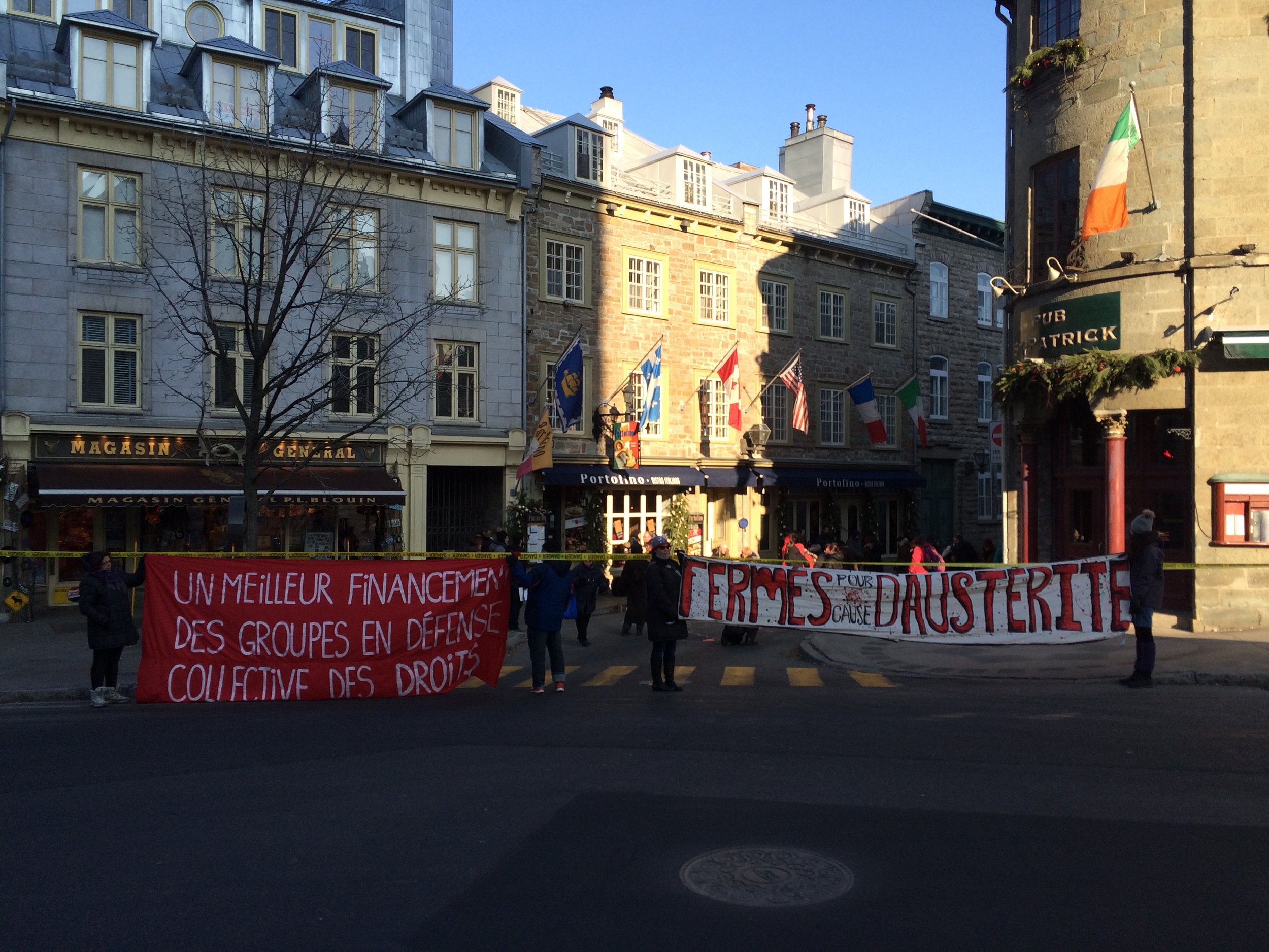 Journée de grève régionale des organismes communautaires Les organismes communautaires poursuivent leur mobilisation!