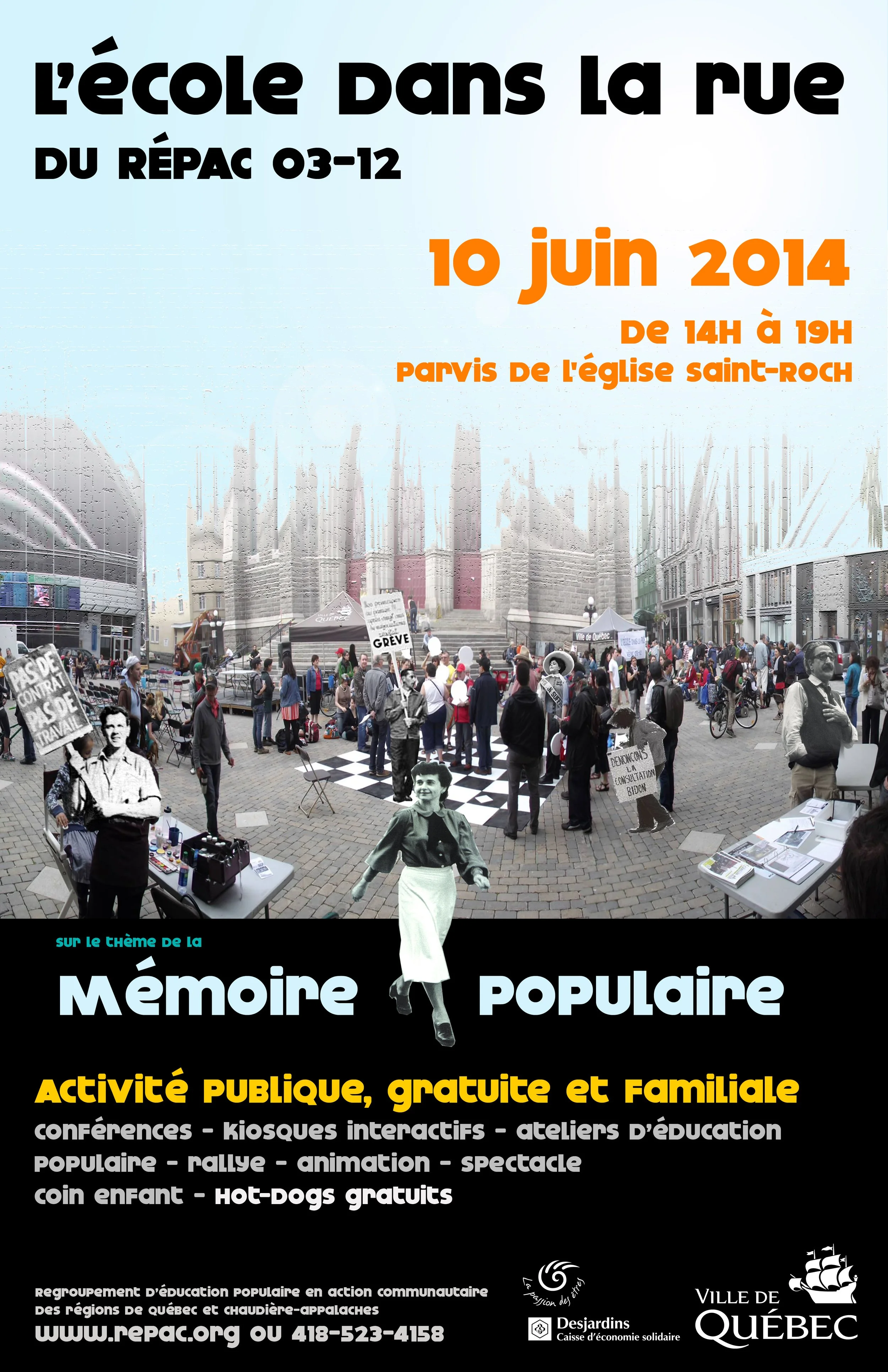 L’École dans la rue 2014