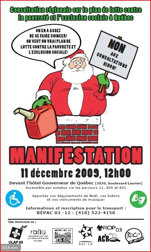 Rendez-vous régionaux de la solidarité 2009:&nbsp;Des consultations bidon !