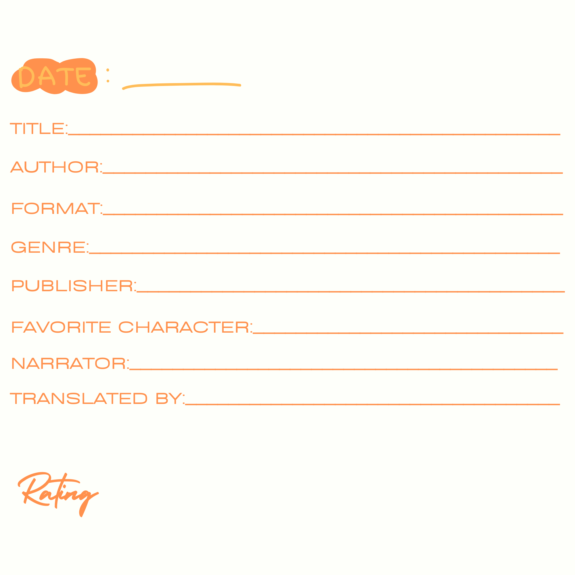 Journal Review Info Card