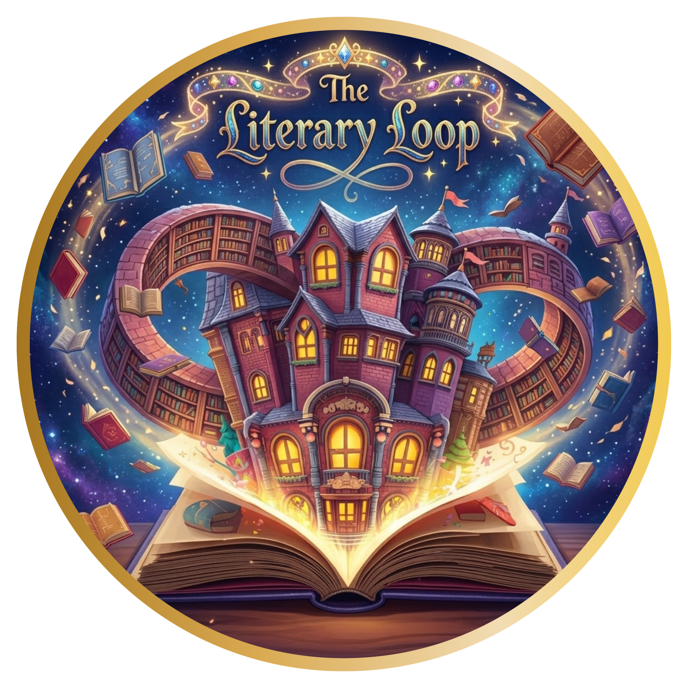 📚 The Literary Loop Challenge Coin