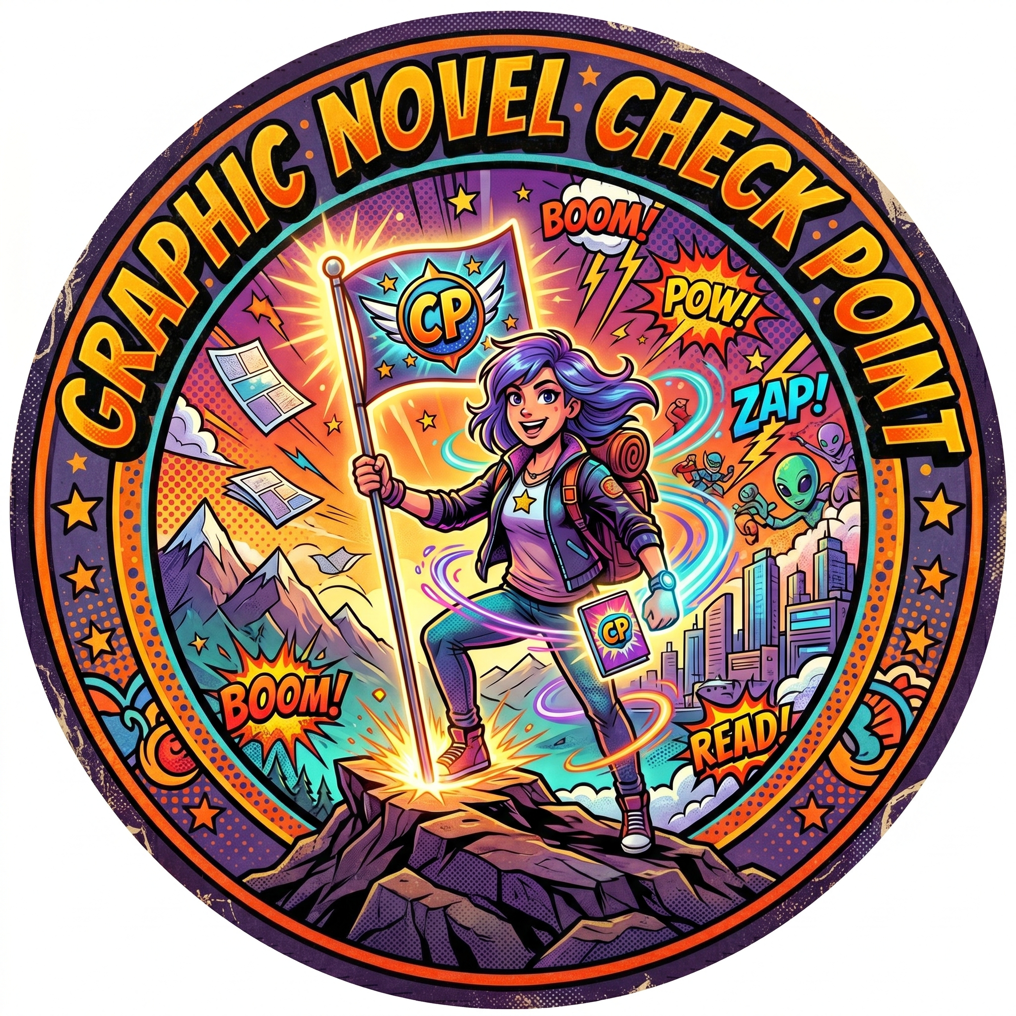 💥 The Graphic Novel Checkpoint Challenge Coin