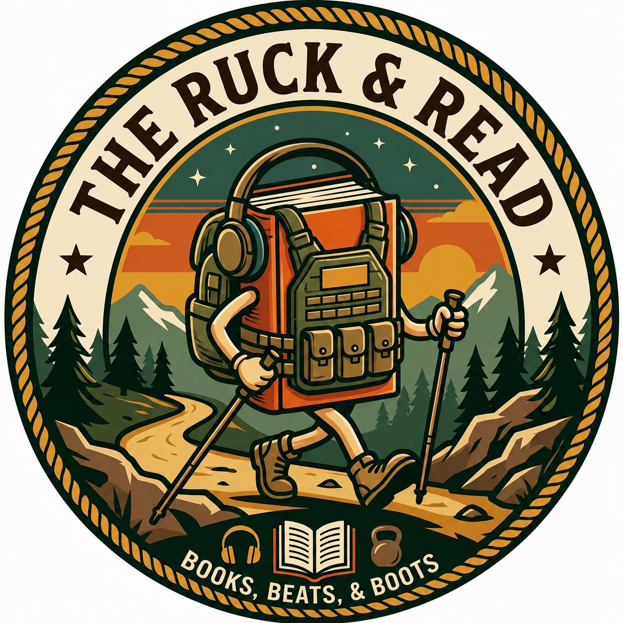 🎒 The Ruck & Read Heavy Walk Challenge Coin