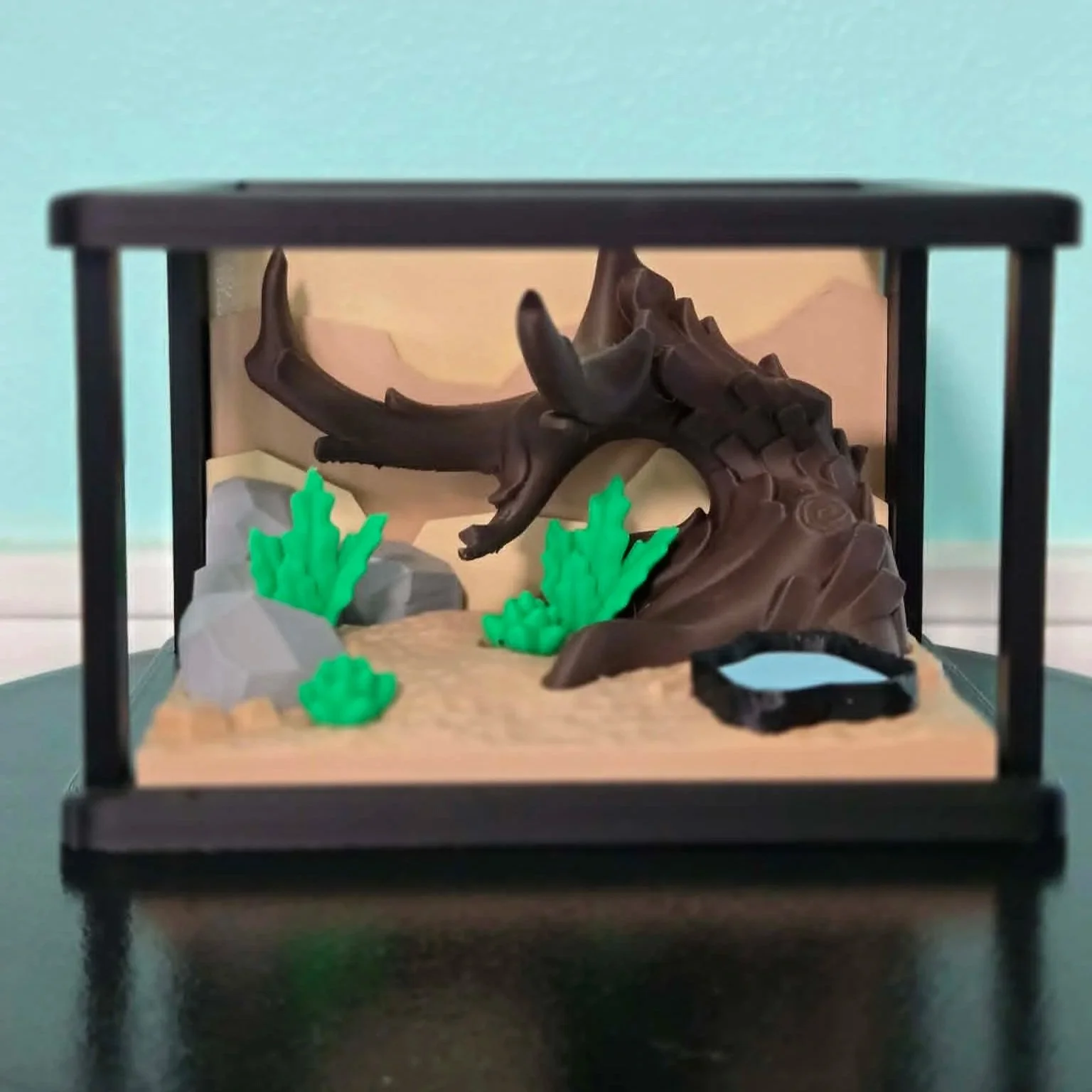 Miniature Reptile Terrarium Playset | Reptile Lover Gift