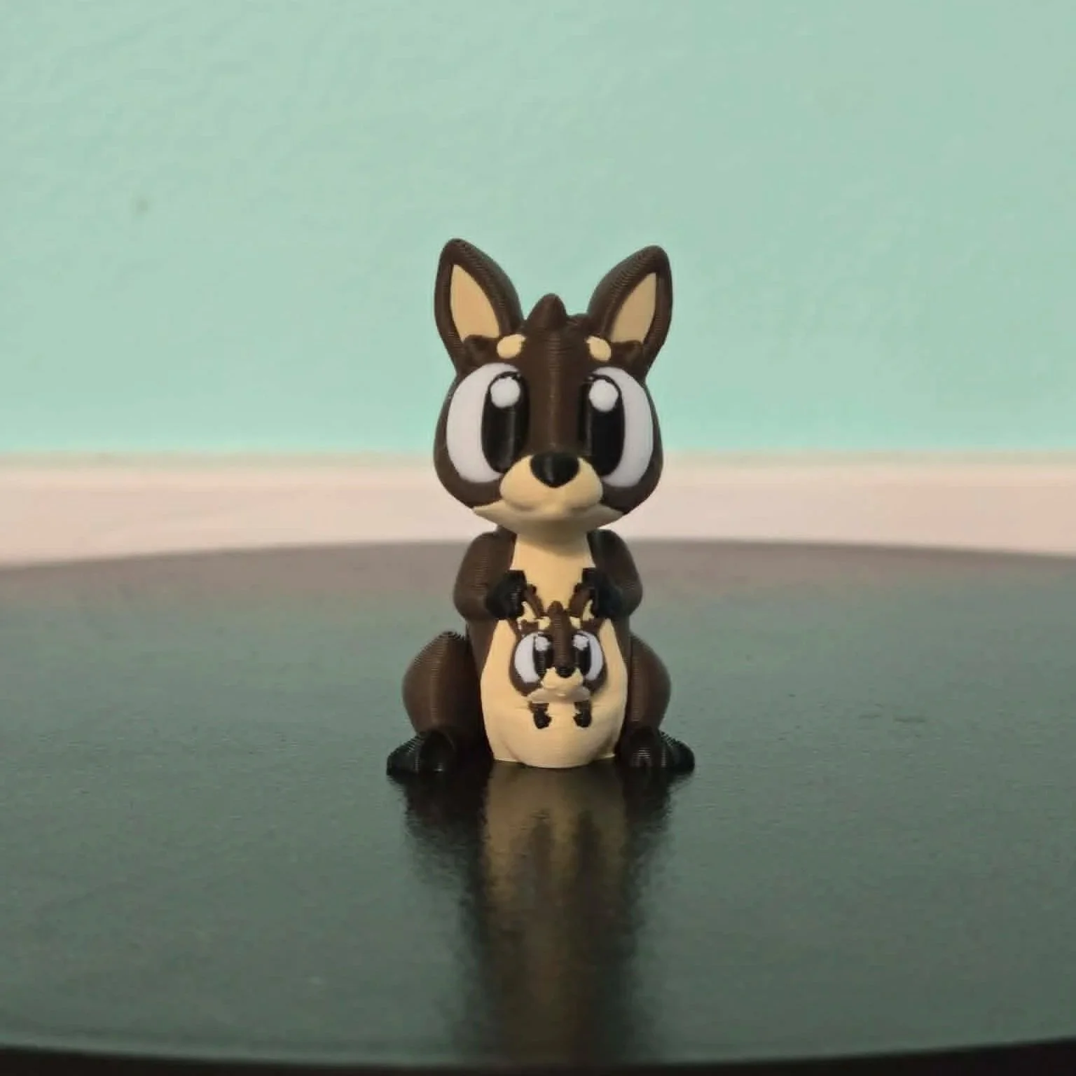 Kangaroo & Joey Figurine | Mini Kangaroo Gift