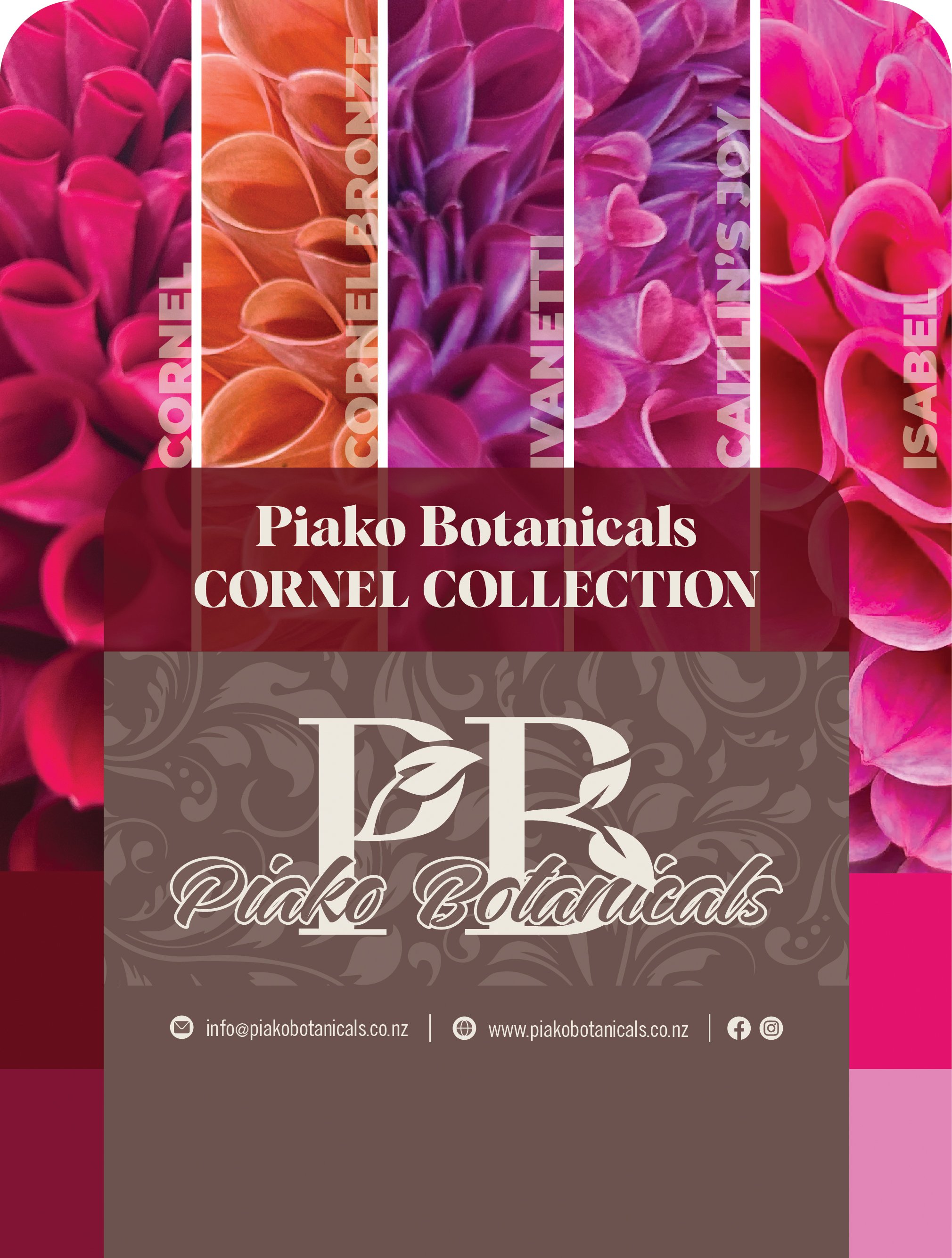Piako Botanicals Cornel Collection