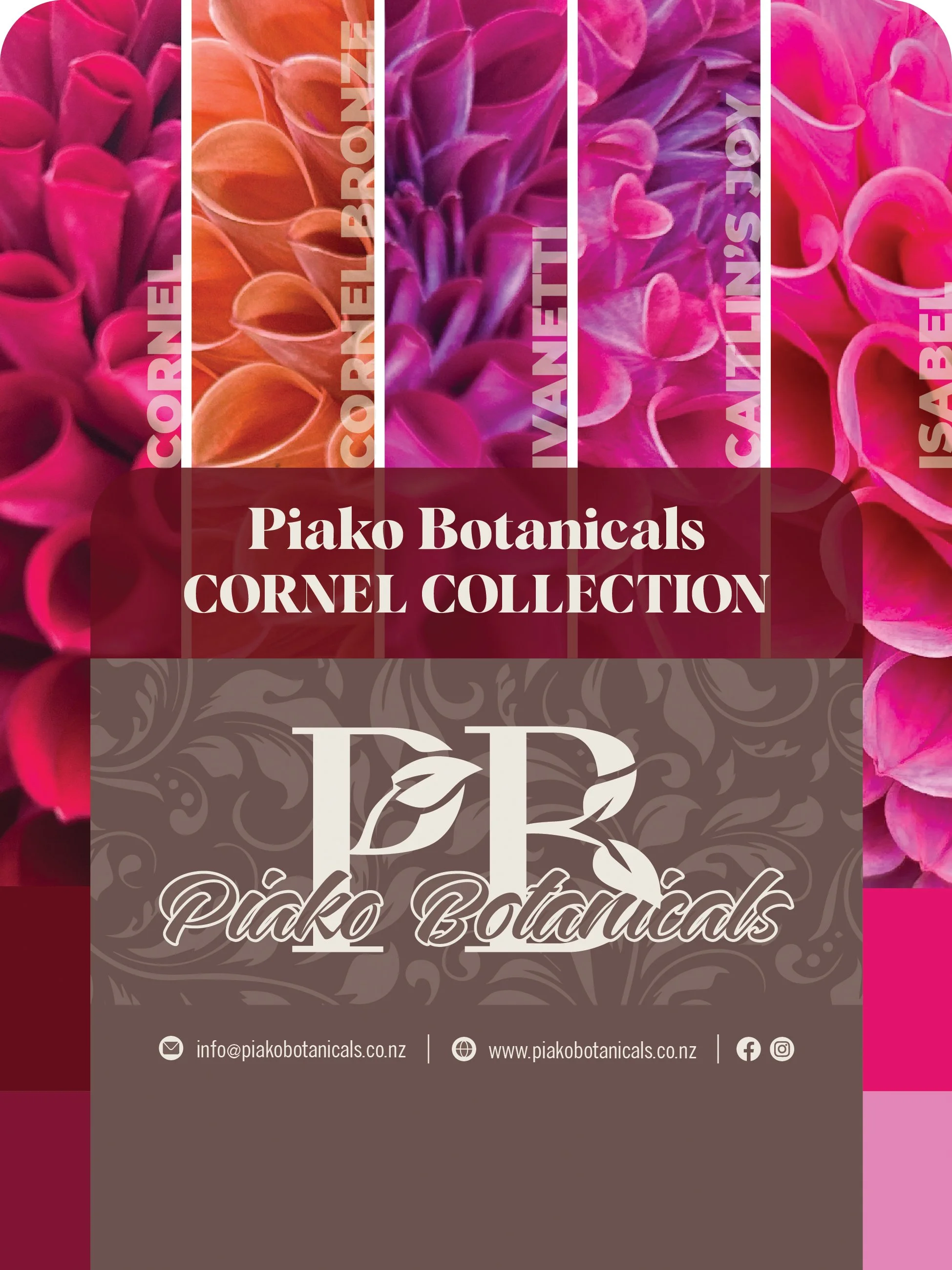 Piako Botanicals Cornel Collection