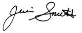 Signature of a person named Julie Smith