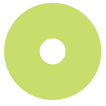 A lime-green circle icon, a playful design element of the Stanbridge brand.