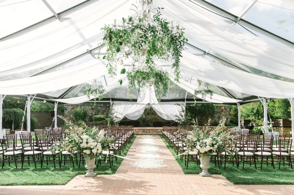 Elegant Wedding with Greenery