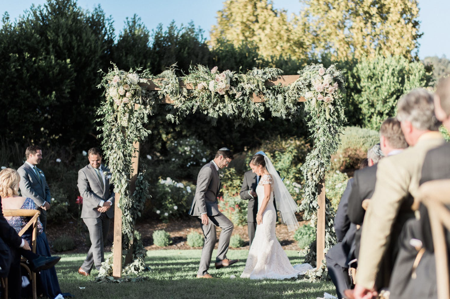 Light & Bright Wine Country Calistoga Wedding