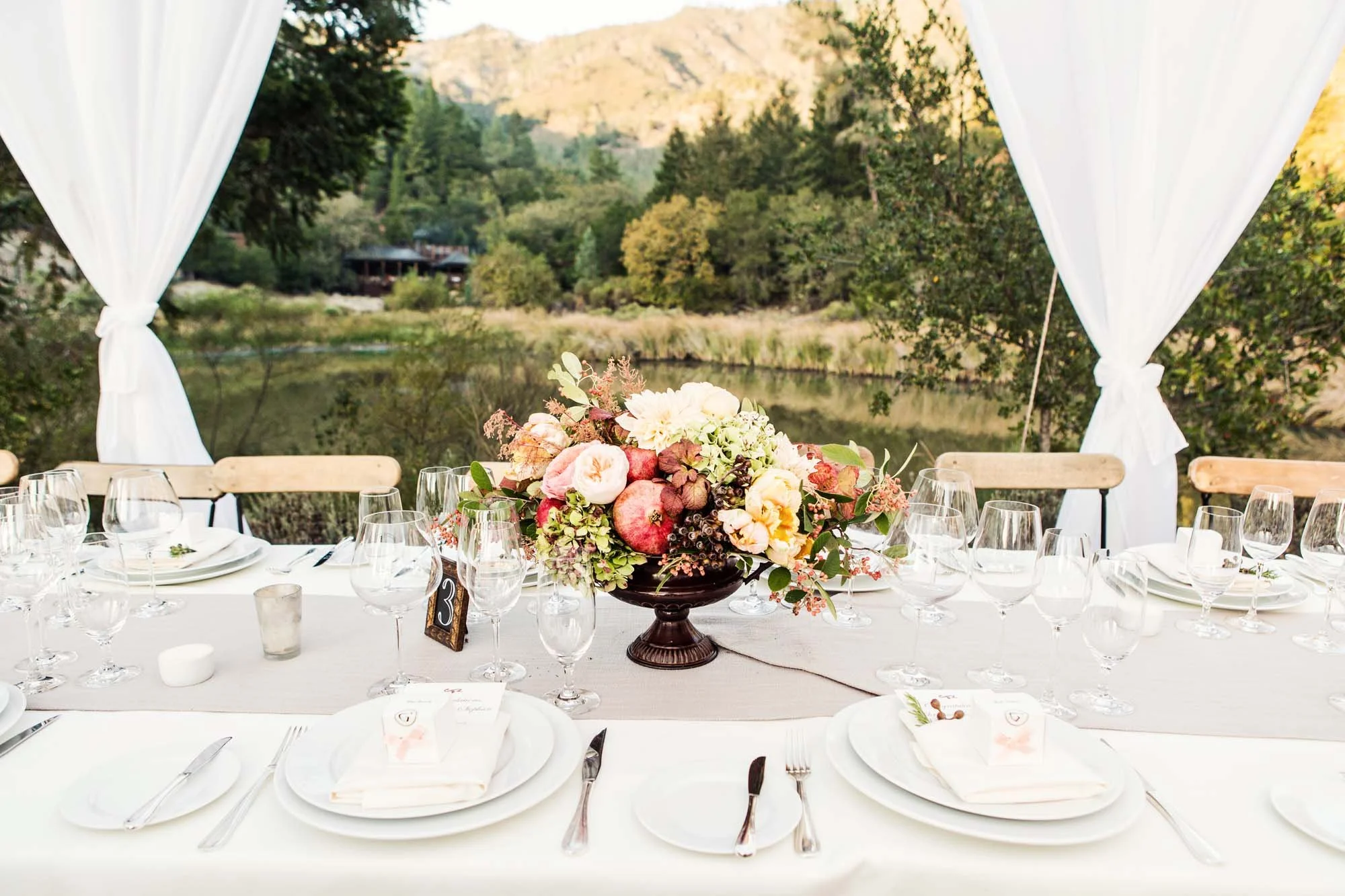 Italian-French Inspired Wedding at Calistoga Ranch